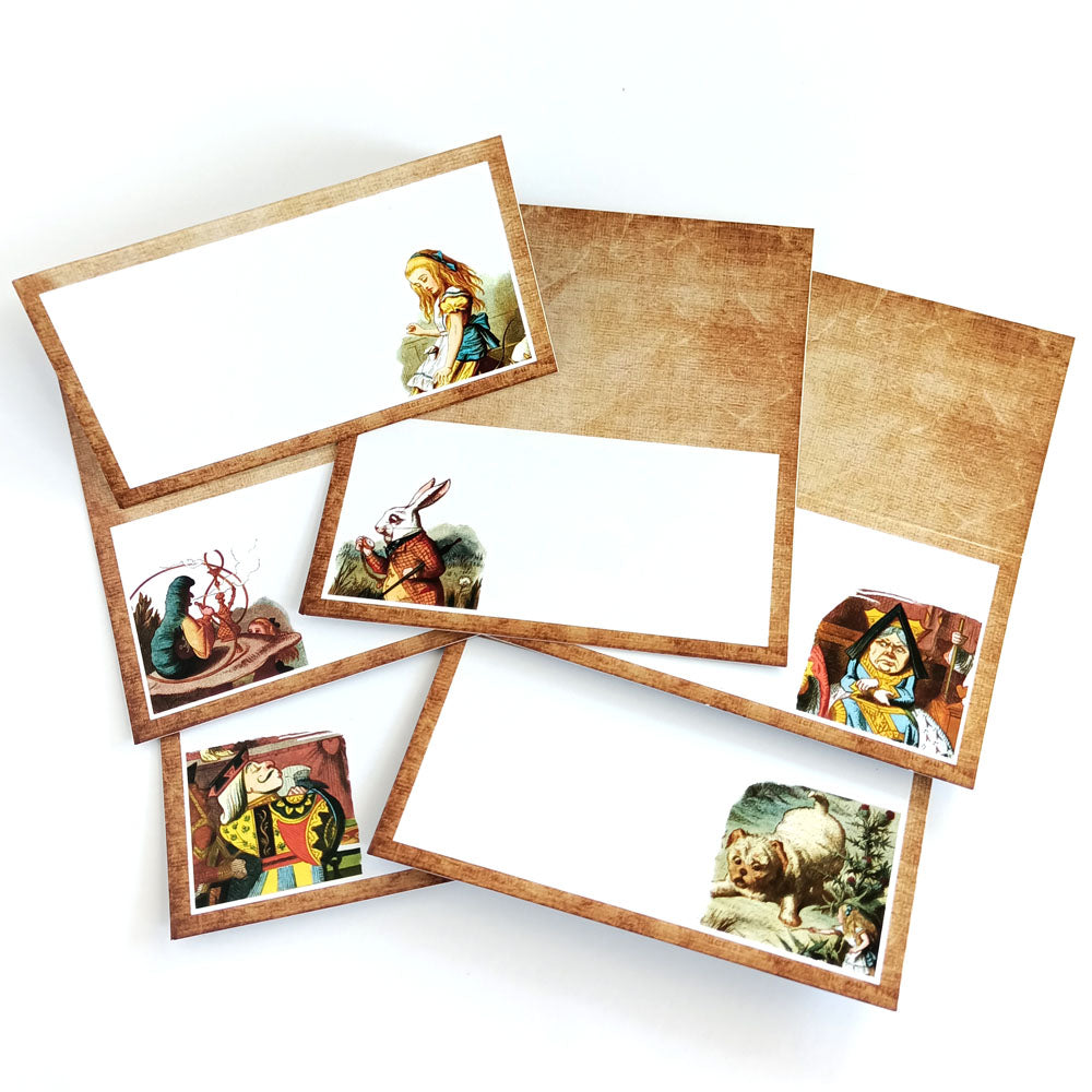 Alice in Wonderland Place Tent Cards