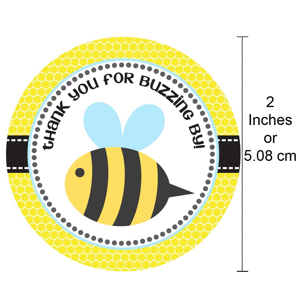 Bee Thank You Sticker Labels