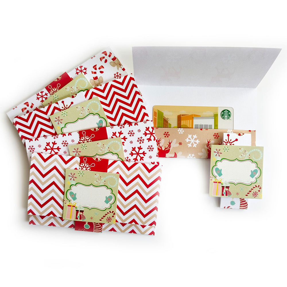 Classic Christmas Holiday Gift Card or Money Holders