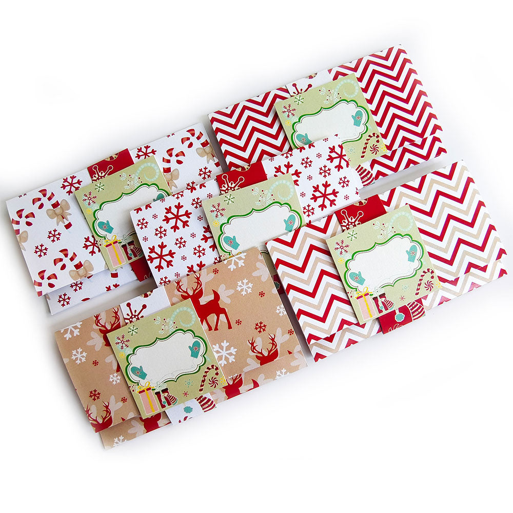 Classic Christmas Holiday Gift Card or Money Holders