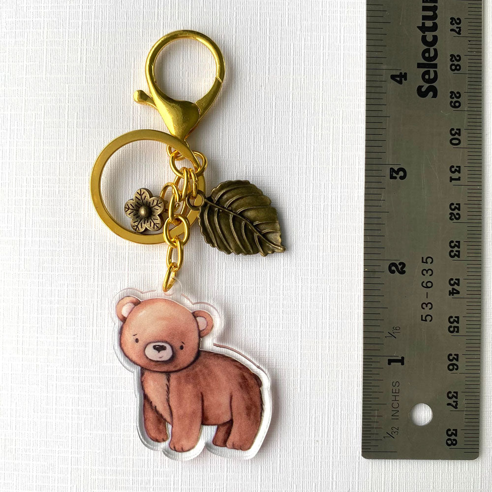 Cute Bear Keychain