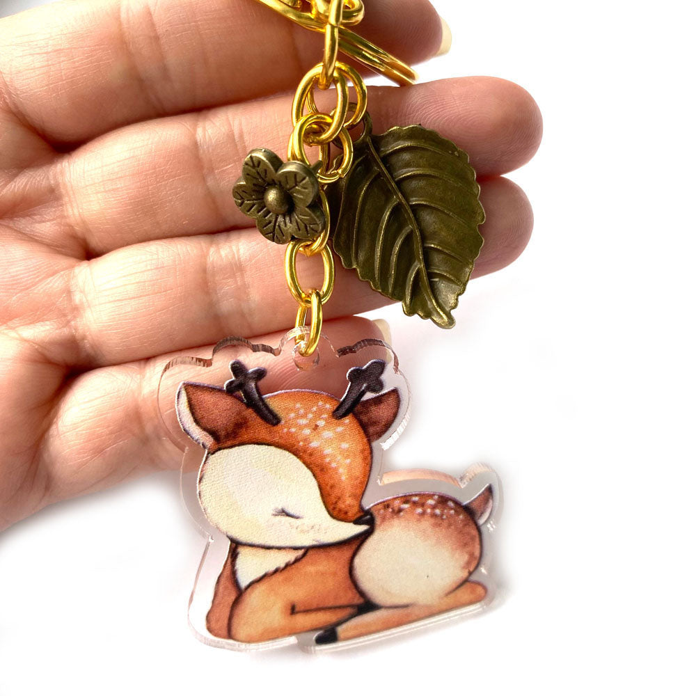 Cute Deer Keychain