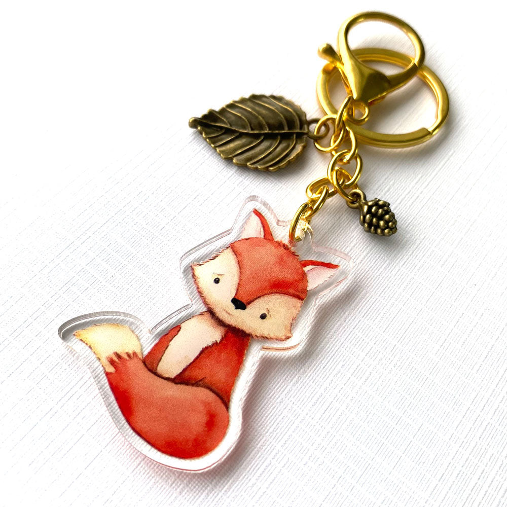 Cute Fox Keychain