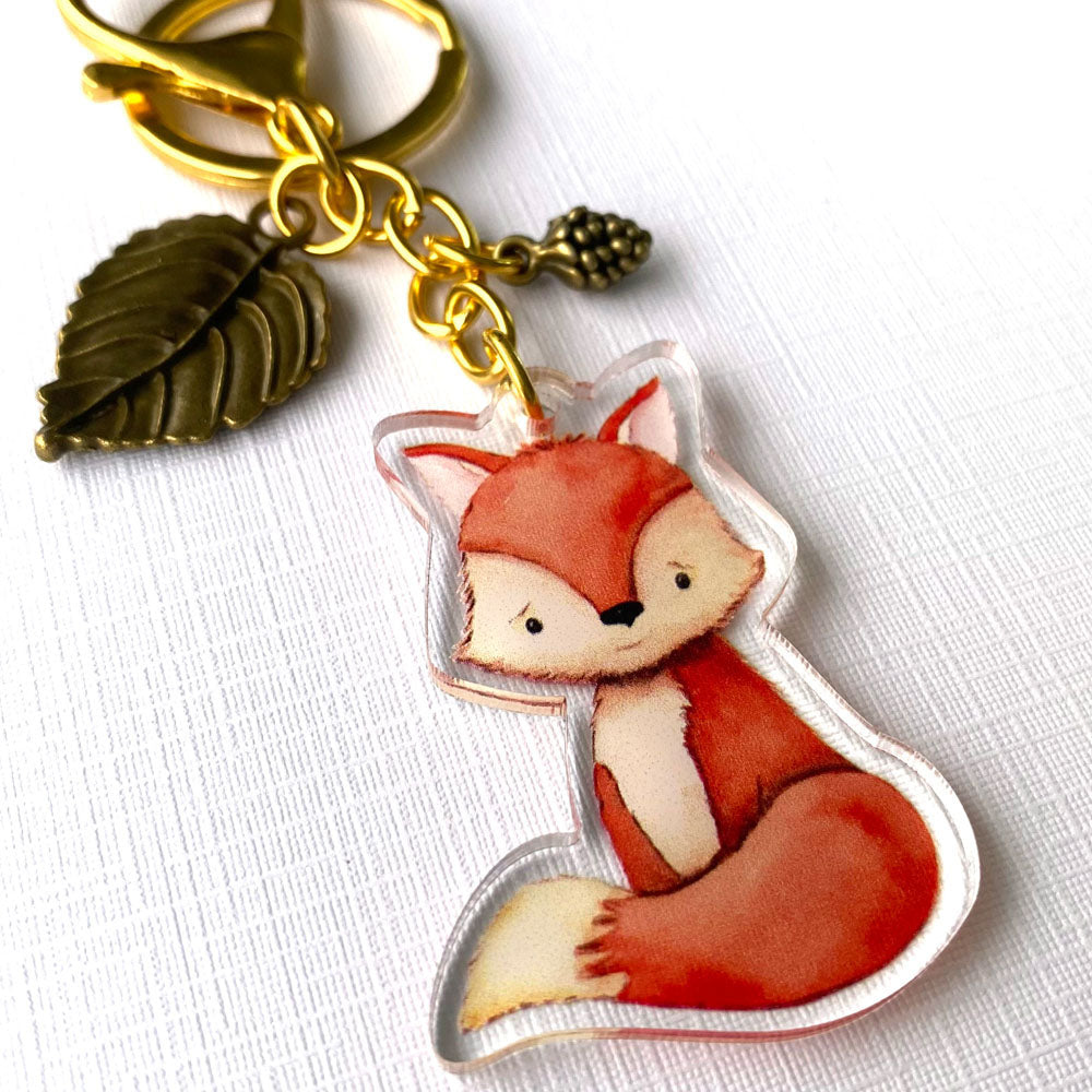 Cute Fox Keychain