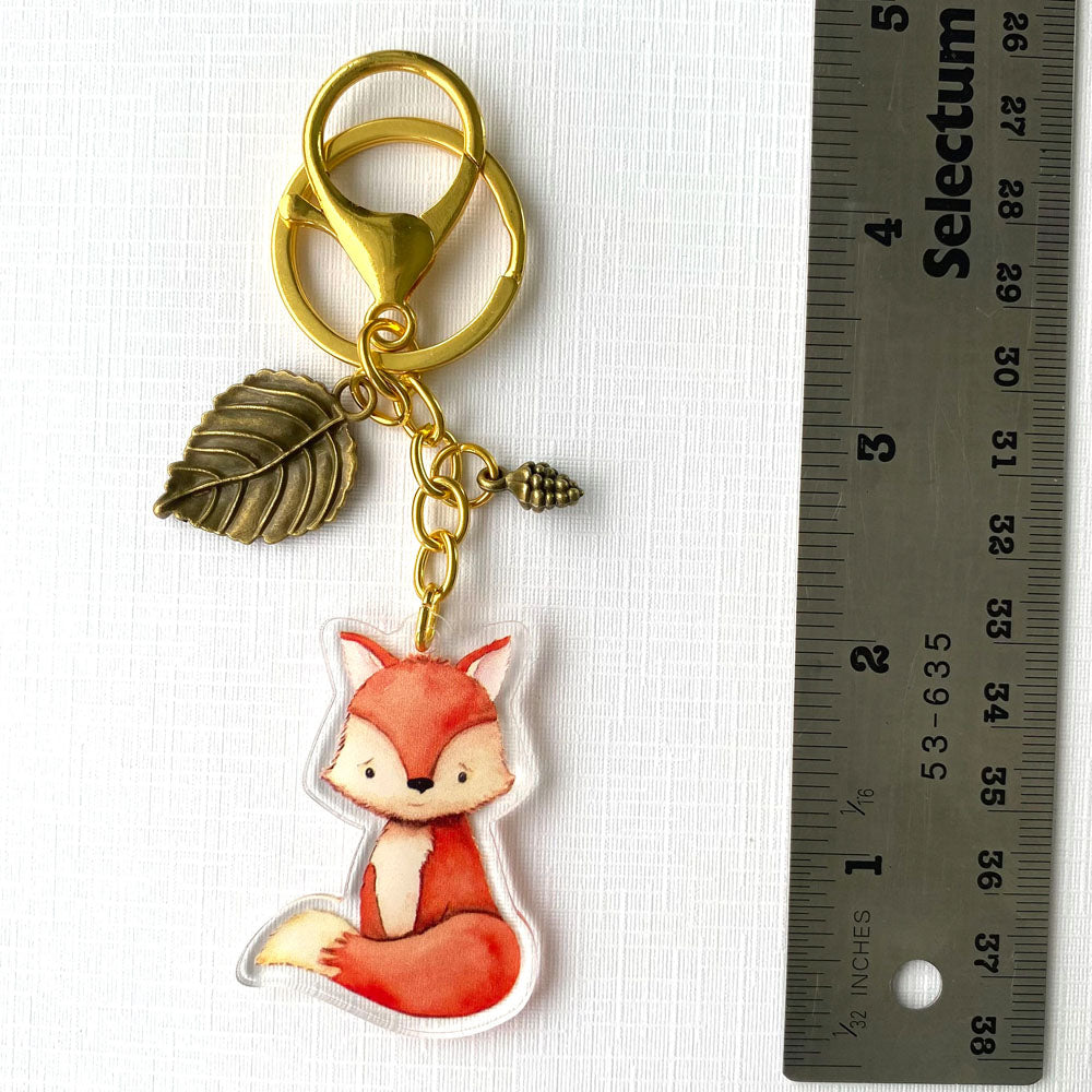 Cute Fox Keychain