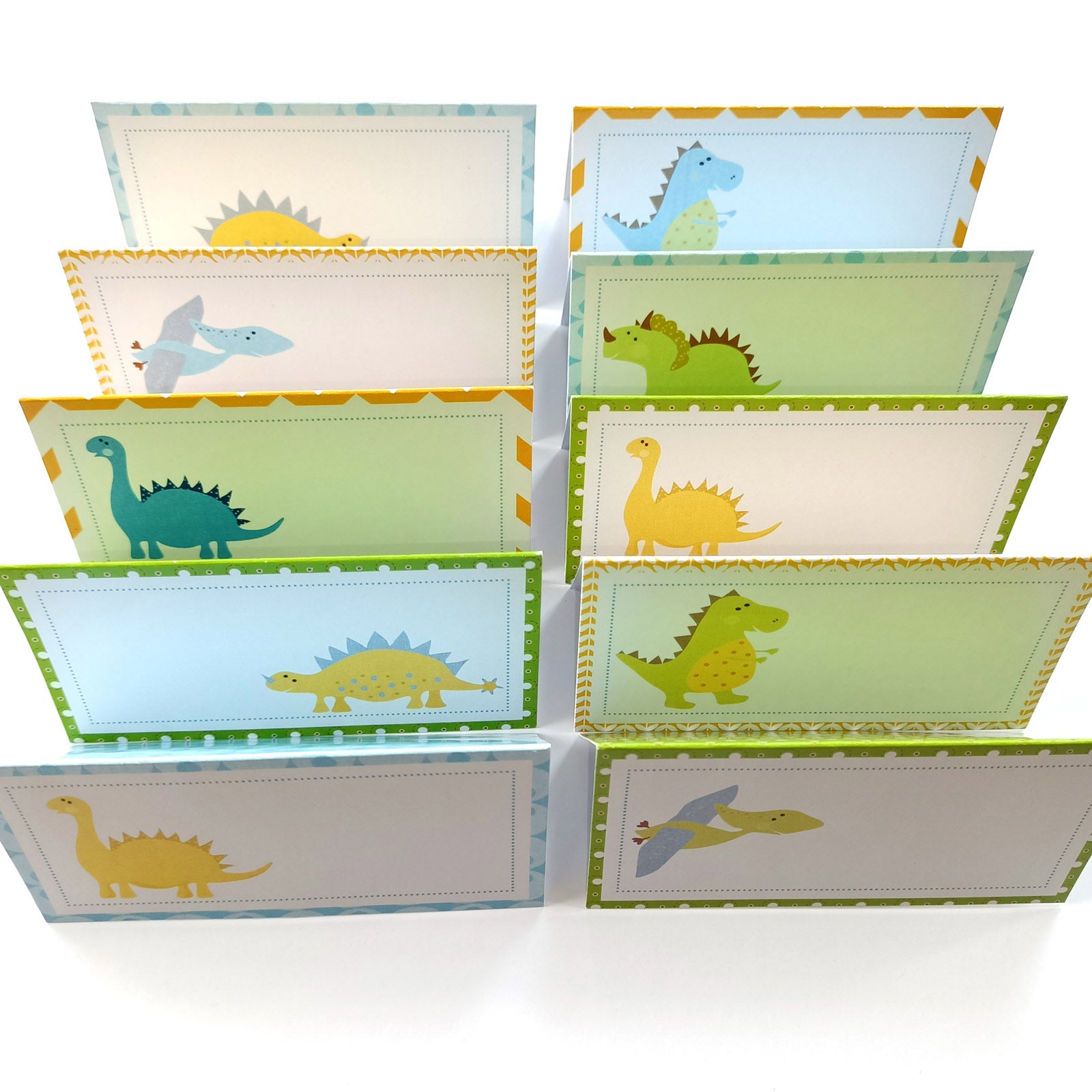 Dinosaur Place Tent Cards