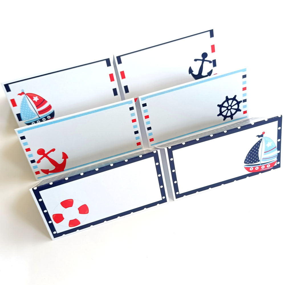 Nautical Place Tent Cards