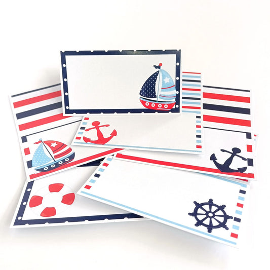 Nautical Place Tent Cards