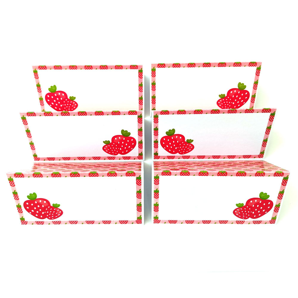 Strawberry Place Tent Cards