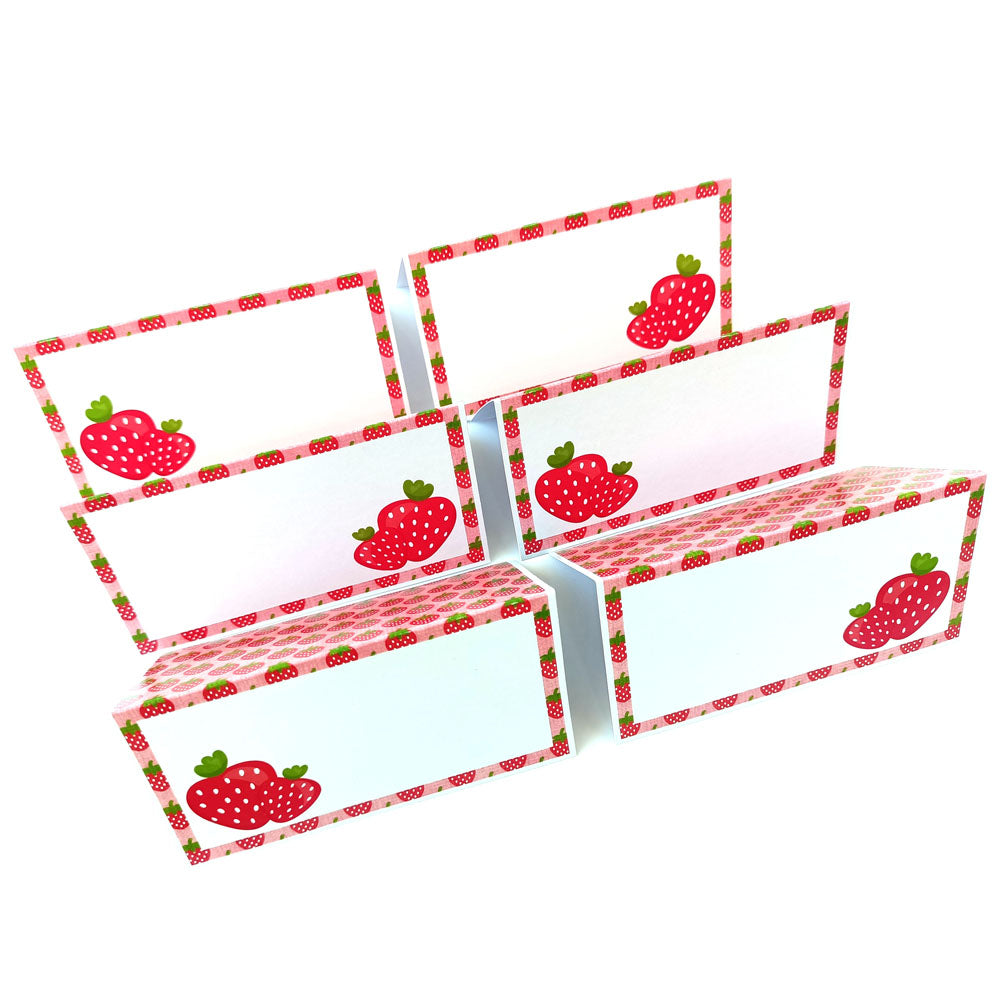 Strawberry Place Tent Cards