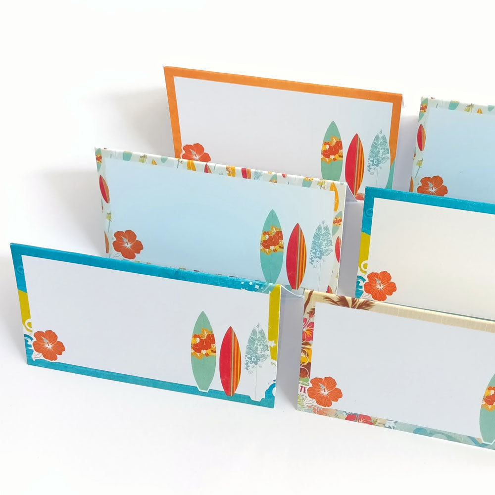 Surf's Up Place Tent Cards