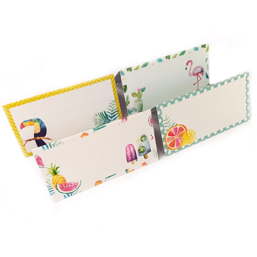 Tropical Island Place Tent Cards