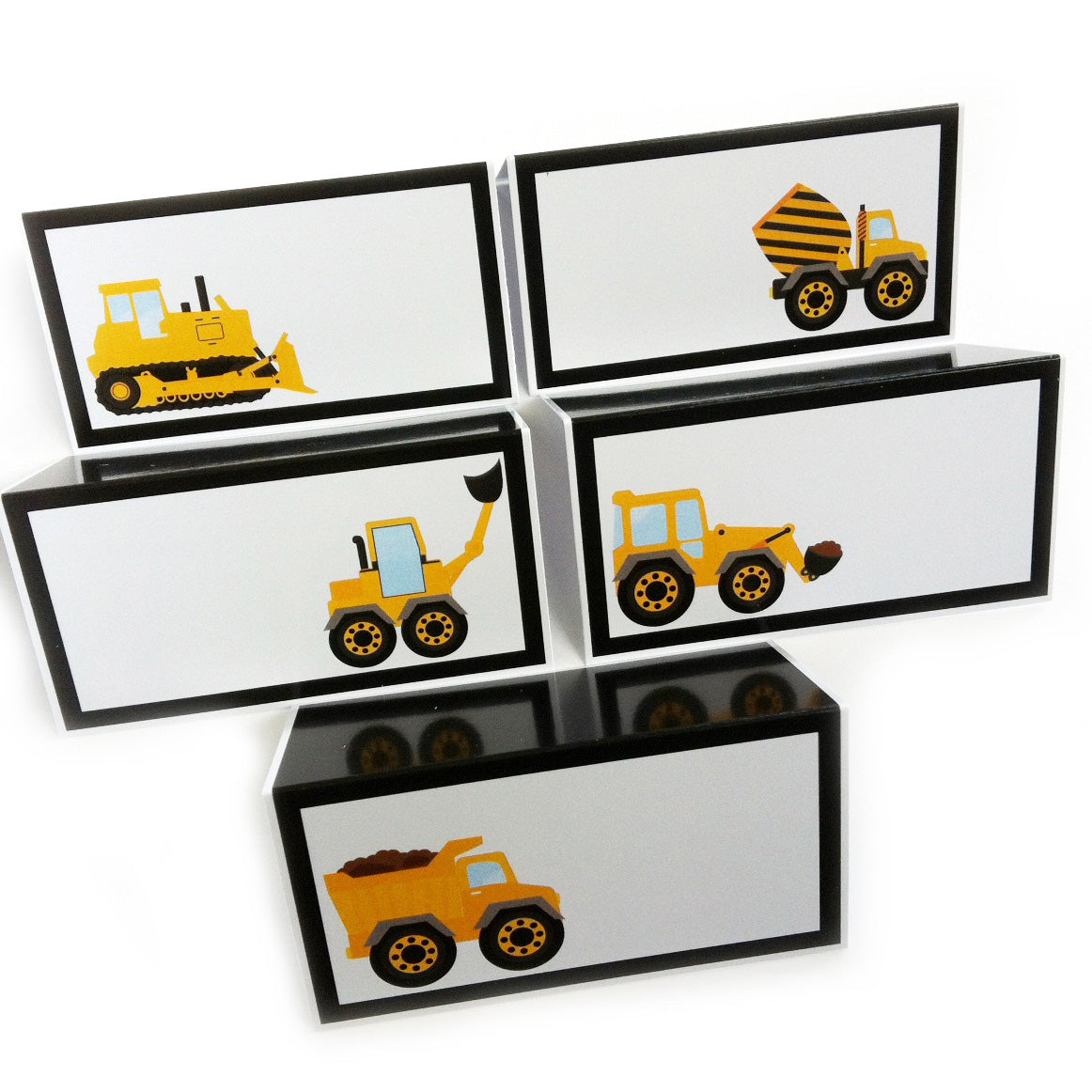 Construction Dump Truck Place Tent Cards by Adore By Nat 