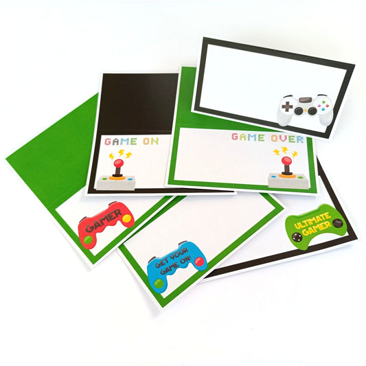 Video Games Place Tent Cards