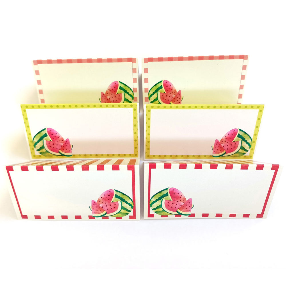 Watermelon Place Tent Cards