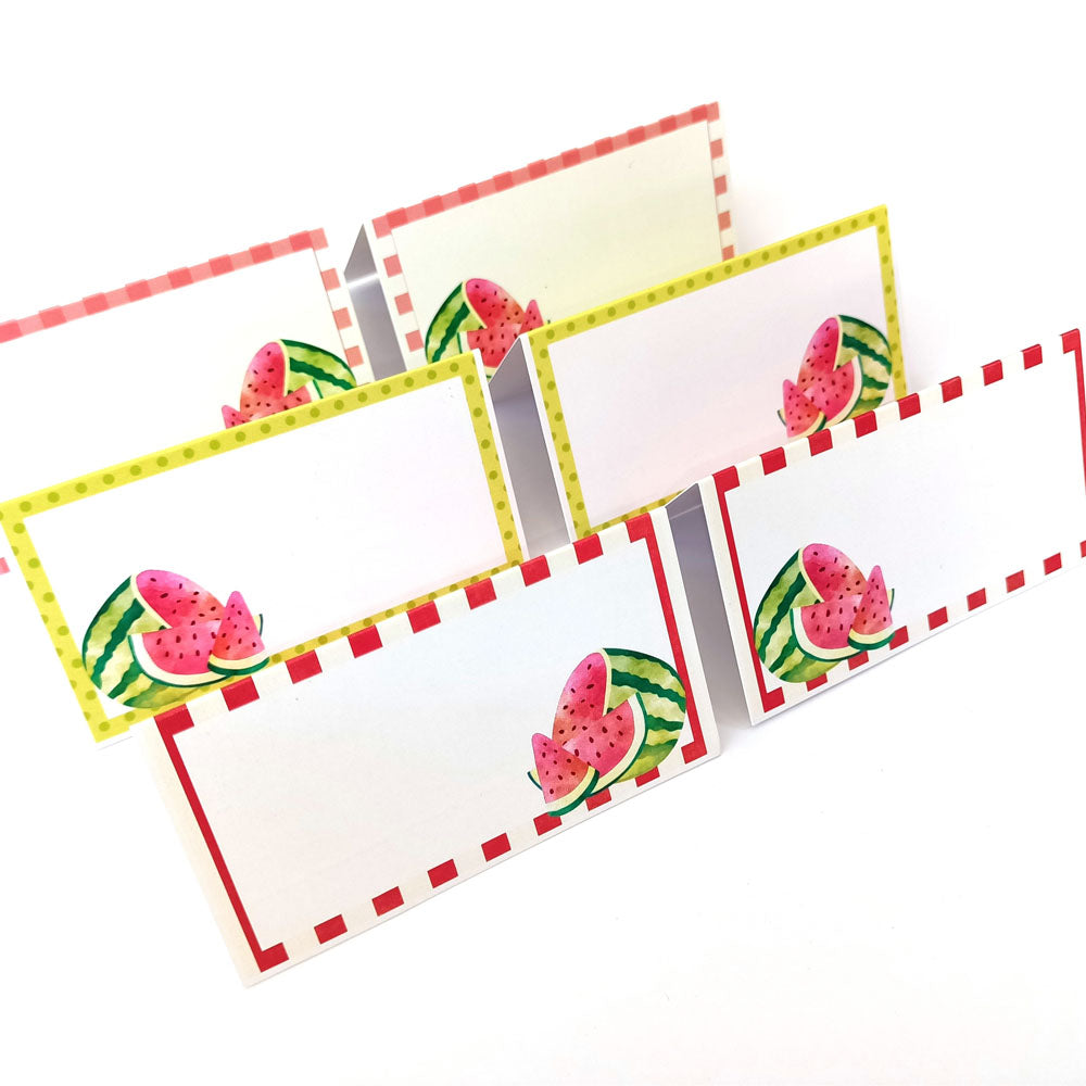 Watermelon Place Tent Cards