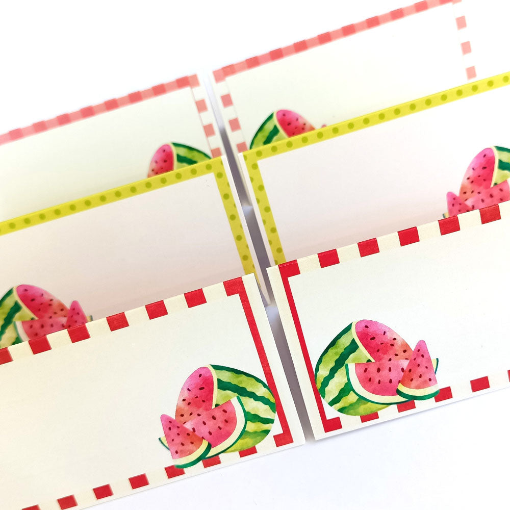 Watermelon Place Tent Cards