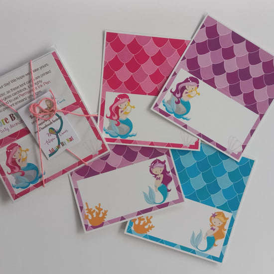 Mermaid Place Tent Cards