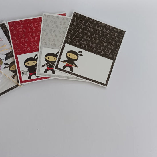 Ninja Place Tent Cards by Adore By Nat