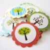 Tree and Bird Favor Tags