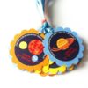 Outer Space Favor Tags, Personalized for Birthday Party