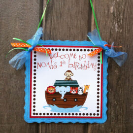 Noah's Ark Sign for Baby Shower or Birthday Party