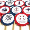 Nautical Cupcake Toppers