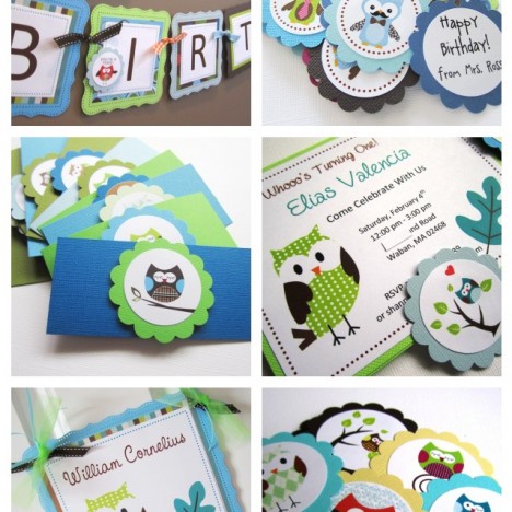Owl Birthday Party Decorations for Boys