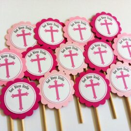 Cross Cupcake Toppers