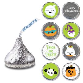 Halloween Sticker Labels for Hershey Kisses - Set of 240