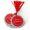Merry Christmas Wreath Gift Tags