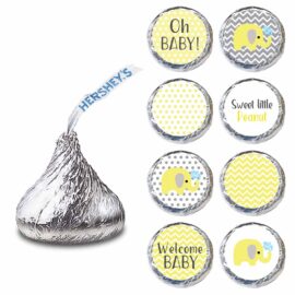 Yellow Elephant Label for HERSHEY’S KISSES