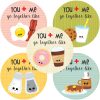 Perfect Pair Valentine's Day Stickers - You and Me Go Together