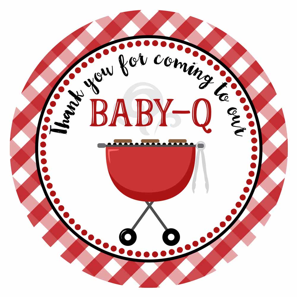 Baby Q Thank You Sticker Labels