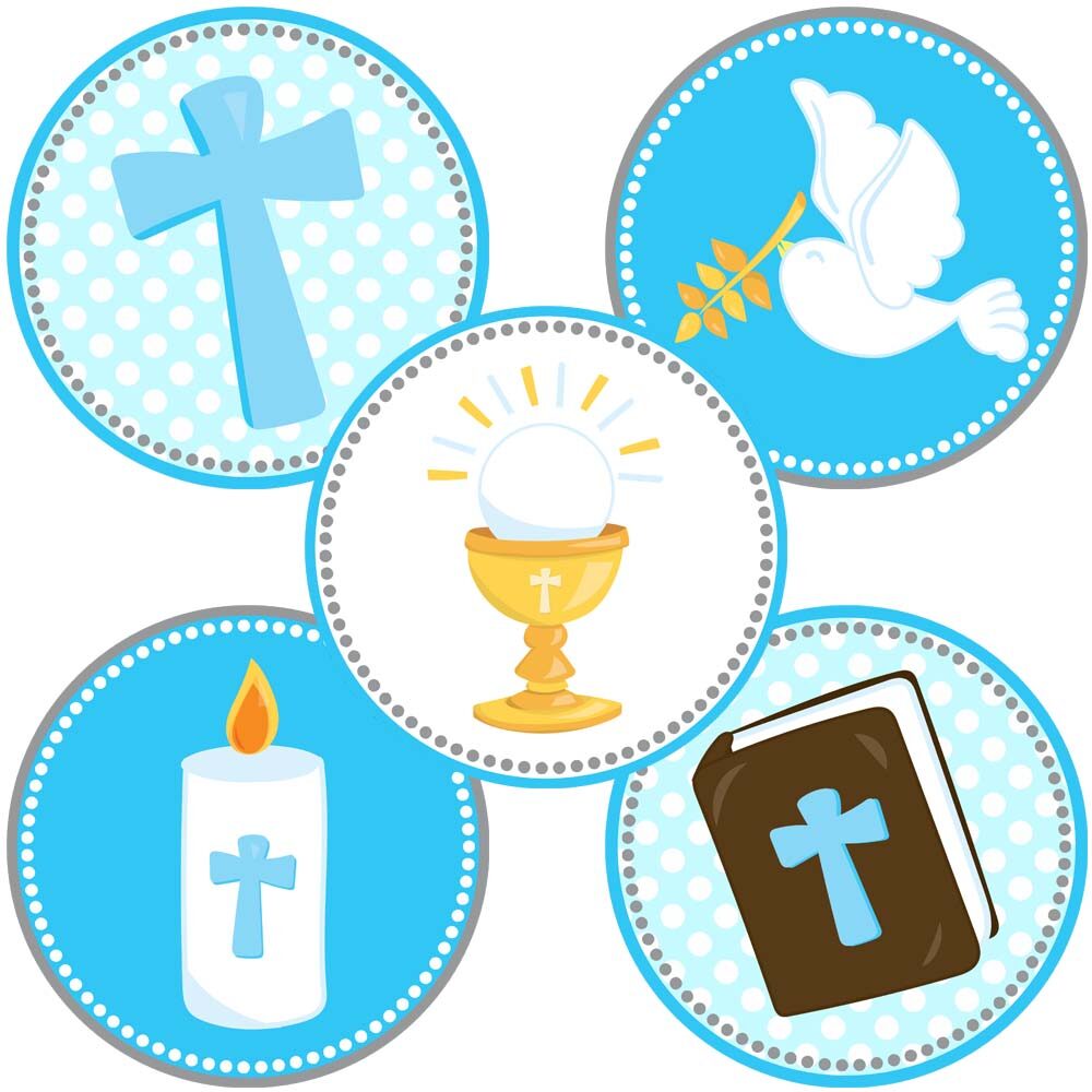Boy First Holy Communion Stickers