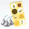 Bumble Bee Candy Sticker Labels Fit Hershey’s Kisses Chocolates