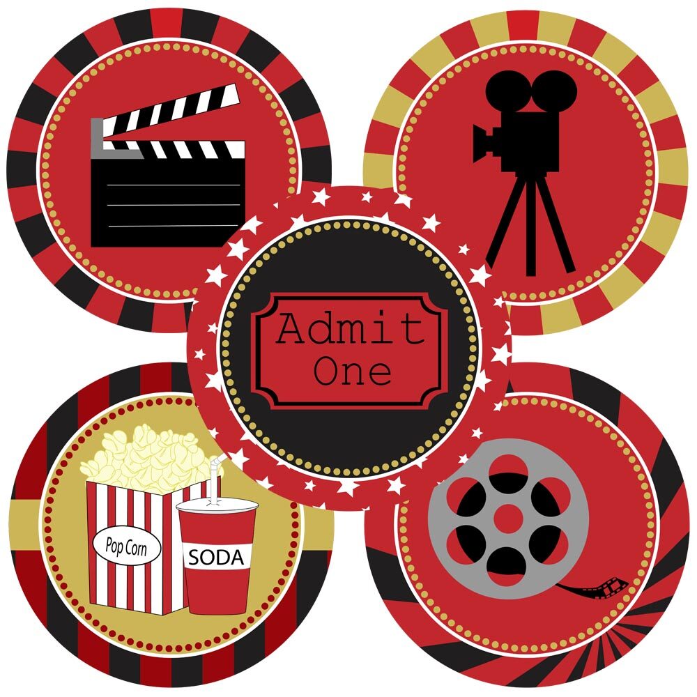 Movie Cinema Stickers