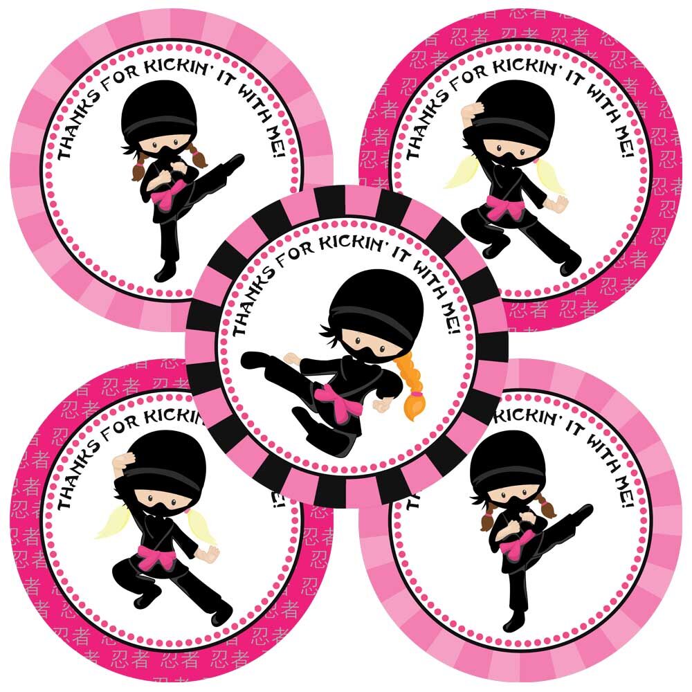 Ninja Girl Sticker