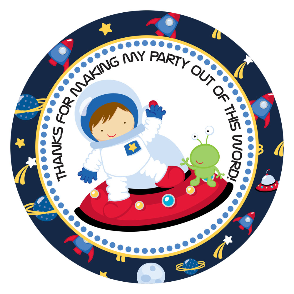 Space Birthday Party Favors 