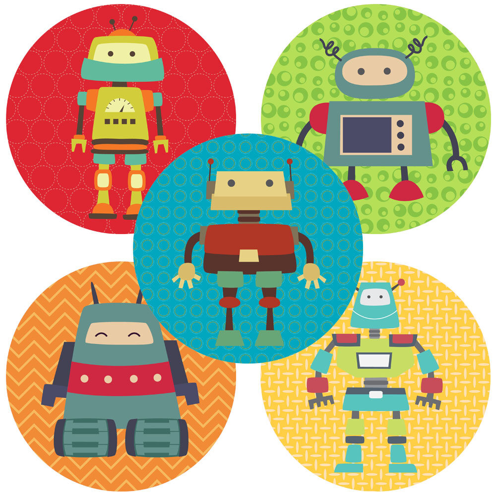 Robot Stickers