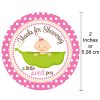 Sweet Pea in a Pod Baby Shower Stickers Labels 30
