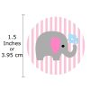 grey elephant pink In Stripe 50