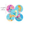 mermaid Sticker Labels 50