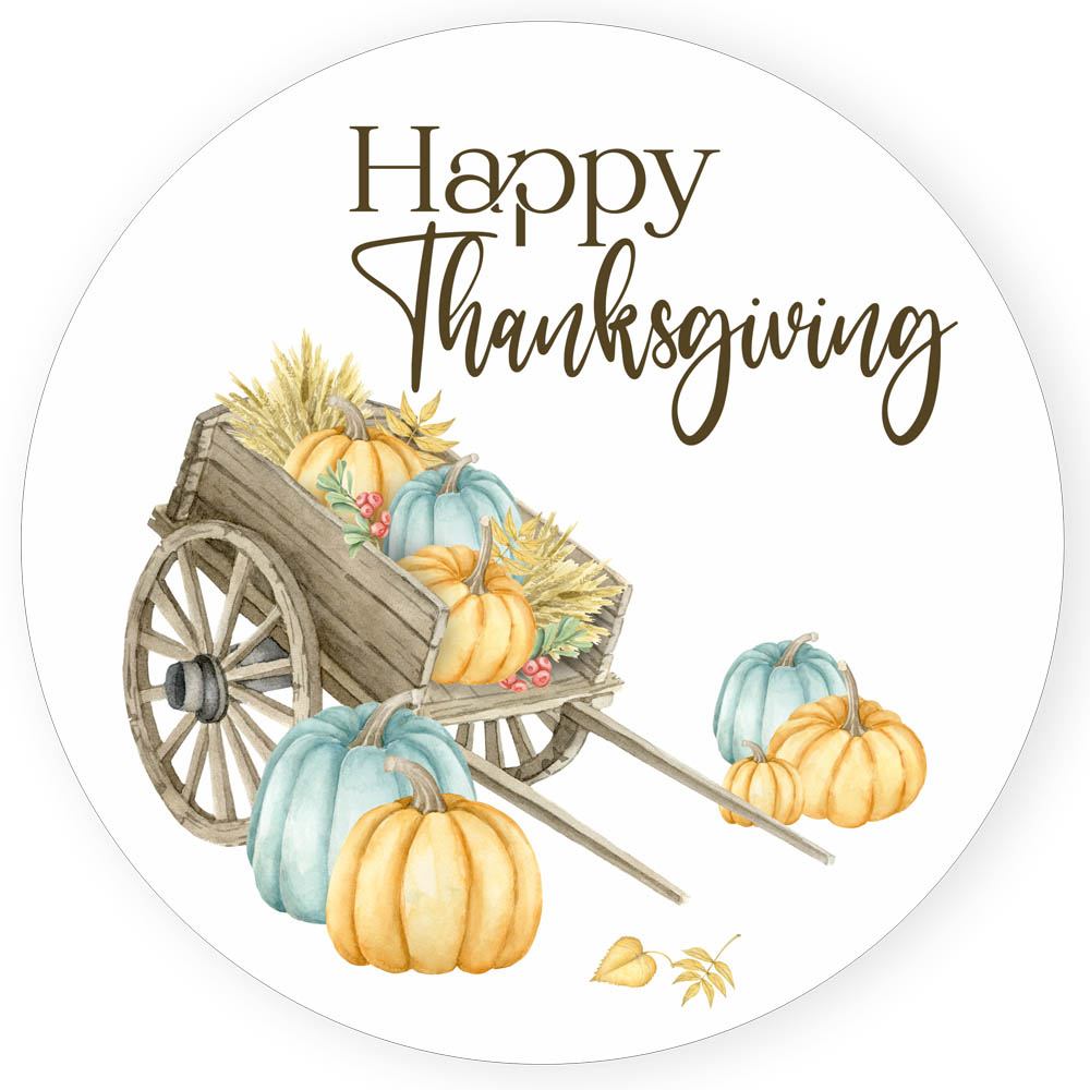 Autumn Harvest Thanksgiving Sticker