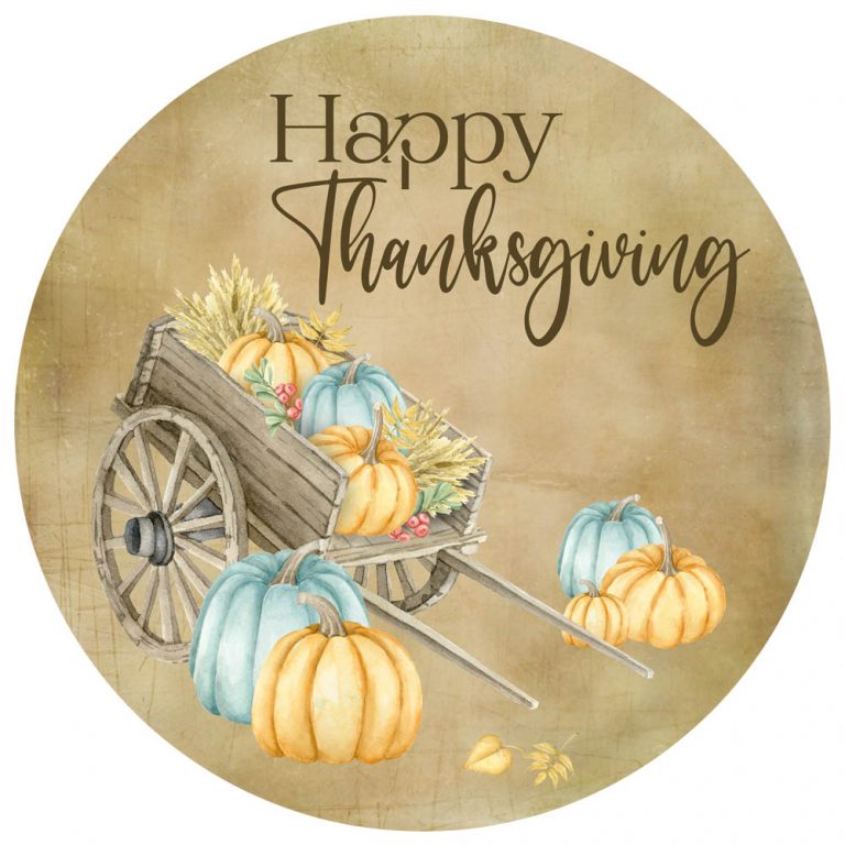 Rustic Harvest Thanksgiving Sticker Labels – Set of 24 - Adore By Nat