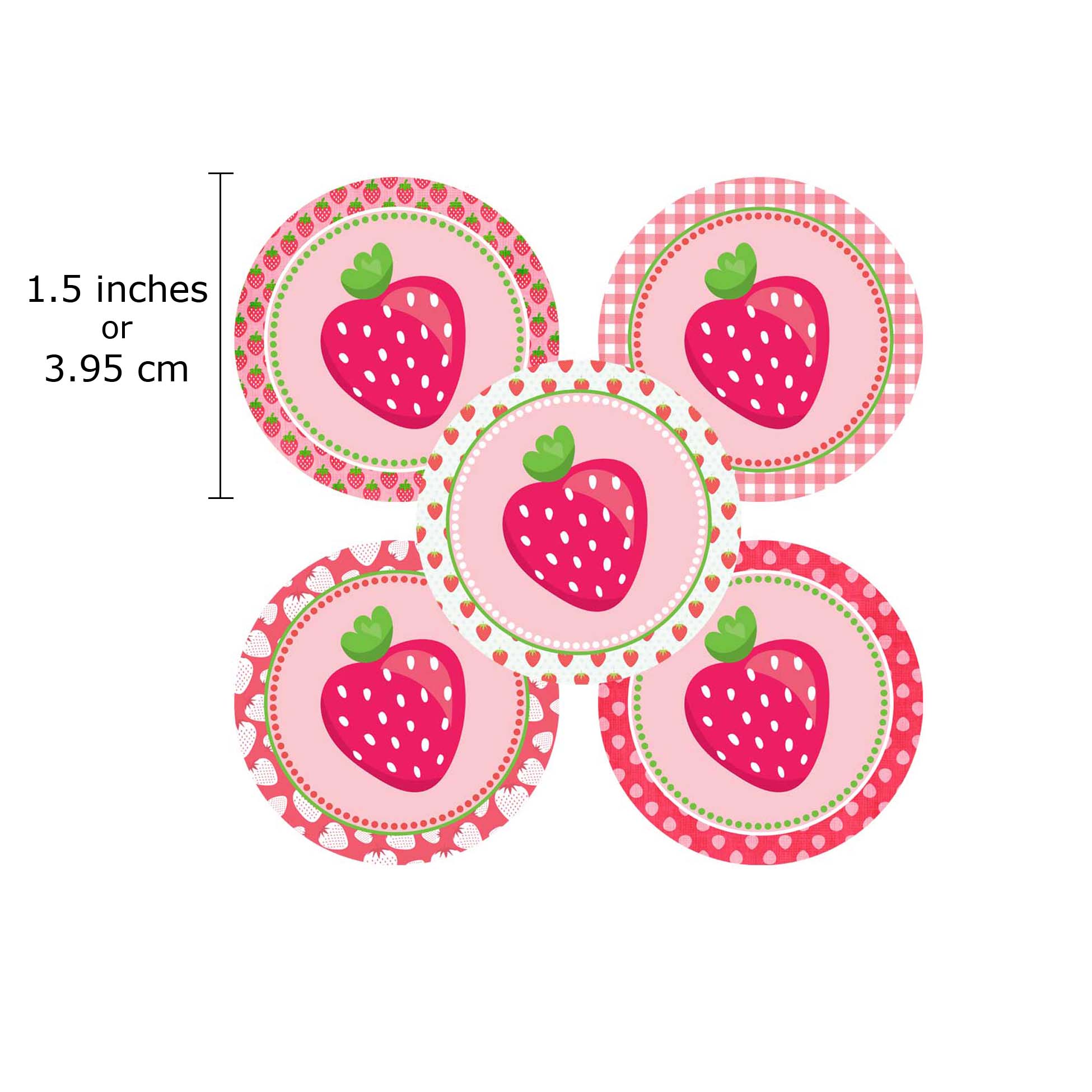 Pink Strawberry Sticker for Sale by Winkham