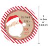 Santa Do Not Open Til December 25 Christmas Stickers 30