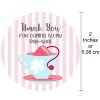 Tea Party Thank You Stickers 30