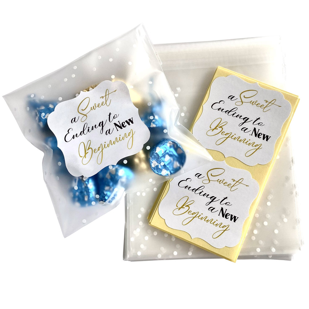 A Sweet Ending To A New Beginning Party Favor Kit c
