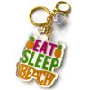 Eat Sleep Beach Keychain